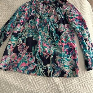 Floral Long Sleeve Women's Top